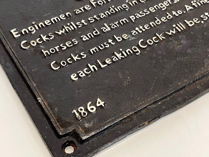 Reclamebord - Somerset & Dorset Railway - Gietijzer, Hobby en Vrije tijd, Modeltreinen | Overige schalen