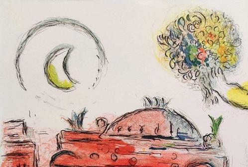 Marc Chagall (1887-1985) - Hommage a Garnier, Antiek en Kunst, Antiek | Overige Antiek