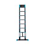 Telescoopladder Eurostairs Black ‘n Blue Prof 4,1m softclose, Ophalen of Verzenden, Ladder