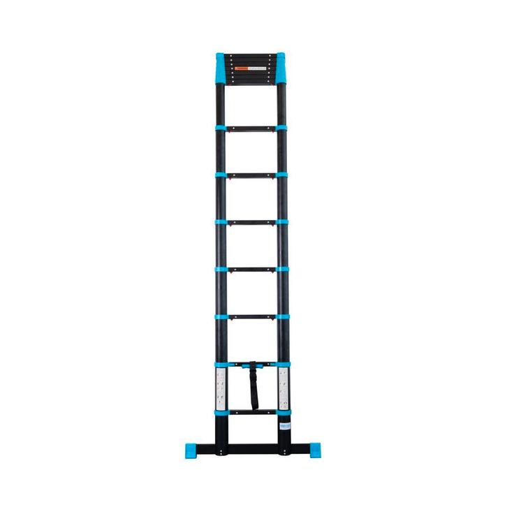 Telescoopladder Eurostairs Black ‘n Blue Prof 4,1m softclose, Doe-het-zelf en Bouw, Ladders en Trappen, Ladder, Nieuw, Opvouwbaar of Inschuifbaar