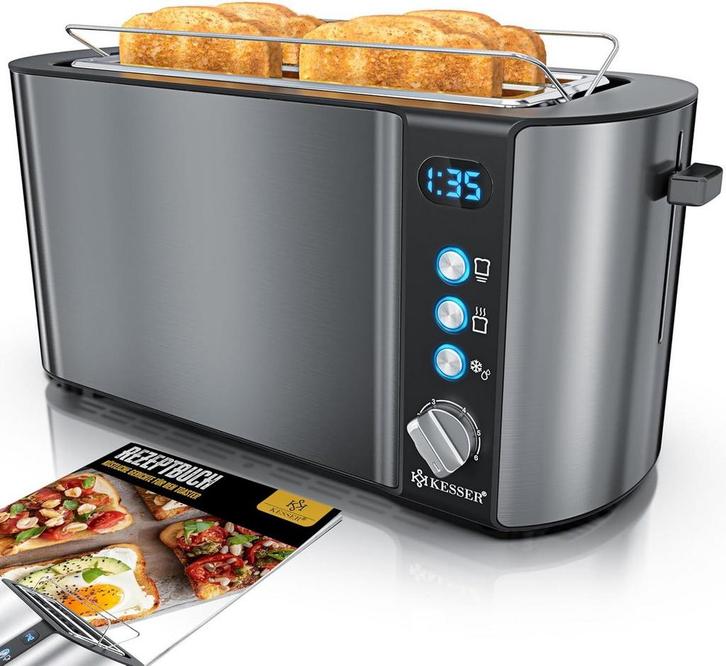 KESSER® Broodrooster - Ontdooi- en opwarmfunctie - 1250 Watt, Huis en Inrichting, Woonaccessoires | Overige, Verzenden