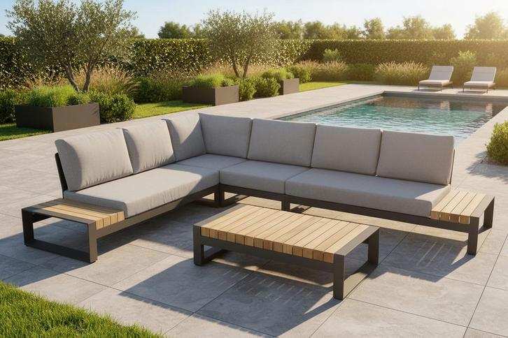 Taste by 4 Seasons Matisse platform lounge hoekbank, Tuin en Terras, Tuinsets en Loungesets
