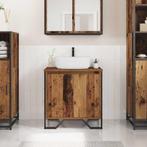vidaXL Wastafel Kast Oude Hout 60x35x50 cm Engineered Wood, Huis en Inrichting, Verzenden, Nieuw