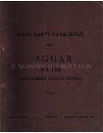 1950 JAGUAR XK 120 ONDERDELEN CATALOGUS ENGELS, Auto diversen, Handleidingen en Instructieboekjes