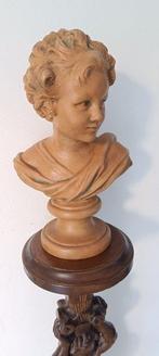 Buste, Giovane - 40 cm - Terracotta, Firenze, Antiek en Kunst