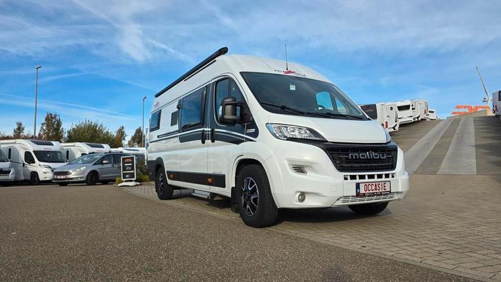 Malibu 640 LE verzorgd, slechts 35780 km, twinbedden 51224, Caravanes & Camping, Camping-cars