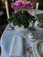 6 damast linnen servetten uit de vroege 20e eeuw zonder