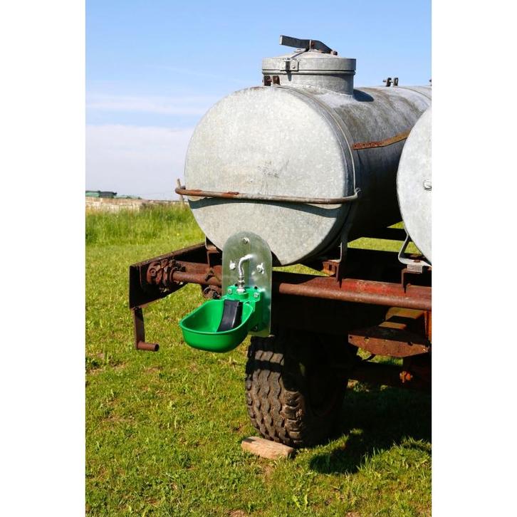 Kunststof drinkbak kn50 lagedruk - groen - kerbl, Dieren en Toebehoren, Stalling en Weidegang