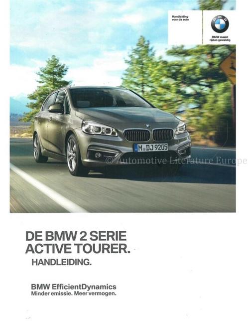 2015 BMW 2 SERIE ACTIVE TOURER INSTRUCTIEBOEKJE NEDERLANDS, Auto diversen, Handleidingen en Instructieboekjes