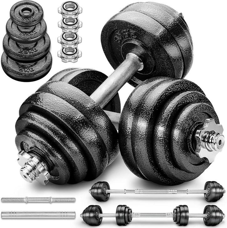 Dumbells set - Gewichten set - Halterset - Gietijzer - 40 kg, Sport en Fitness, Fitnessmaterialen, Nieuw, Verzenden