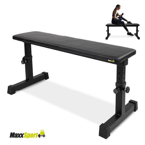 MaxxSport Halterbank - Trainingsbank - 110 x 45cm (Huis), Sports & Fitness, Équipement de fitness, Enlèvement ou Envoi