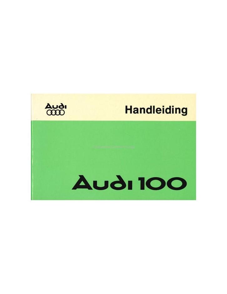 1975 AUDI 100 INSTRUCTIEBOEKJE NEDERLANDS, Auto diversen, Handleidingen en Instructieboekjes