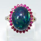 No Reserve GIA Opal 6.58 Cts ,Ruby 0.71 Cts 24 Pcs