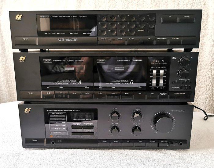 Sansui - Tuner T-1000L / Cassdeck D-1000W / Receiver A-2000, TV, Hi-fi & Vidéo, Radios