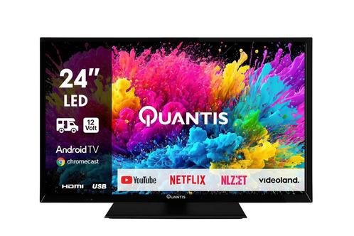 Quantis 24 AndroidTV 12 Volt LED TV - 24HL250A12V, Audio, Tv en Foto, Televisies, Nieuw, Ophalen of Verzenden