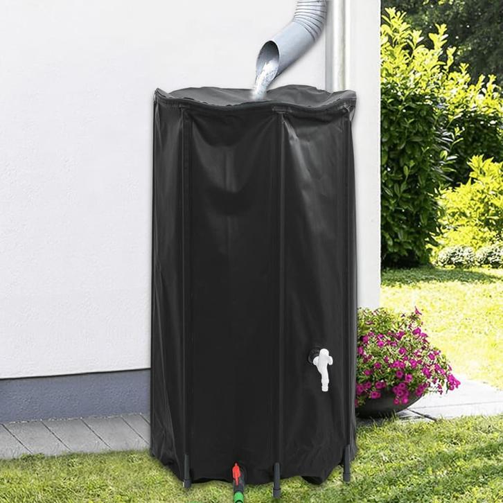 vidaXL Watertank met kraan opvouwbaar 380 L PVC, Jardin & Terrasse, Jardin & Terrasse Autre, Envoi