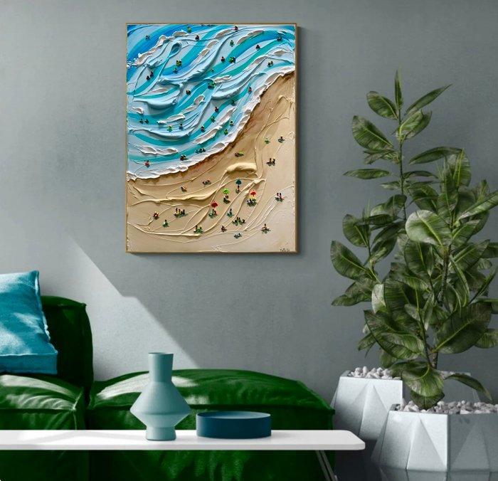 Taty Ur - Wave Party, Antiek en Kunst, Kunst | Schilderijen | Modern