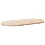 vidaXL Tafelblad ovaal 110x55x2,5 cm massief grenenhout, Verzenden, Nieuw