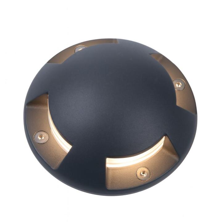 Grondspots Star 4-lichts Grondspot Zwart Tuinverlichting, Tuin en Terras, Buitenverlichting, Verzenden