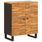vidaXL Opslag Dressoir Bruin 60 x 33 x 75 cm Massief Mango, Verzenden