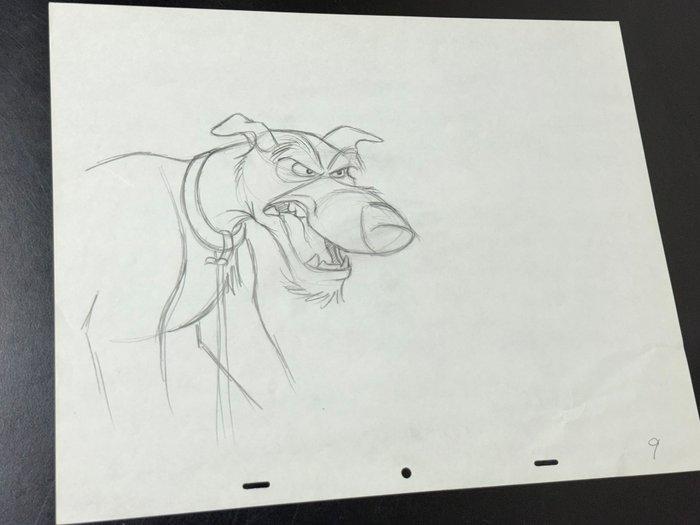 Walt Disney - Originale animatie tekening van Chef (40 x 32, Verzamelen, Disney
