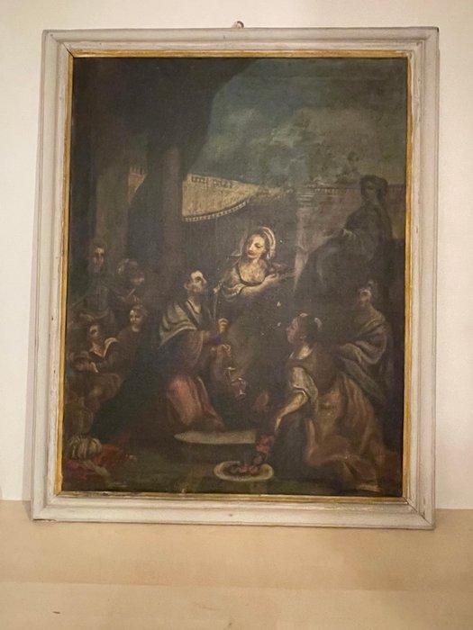 Italiaanse school (XVII) - Santa Dorotea di Cesarea con, Antiek en Kunst, Kunst | Schilderijen | Klassiek