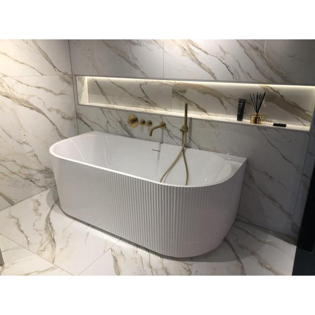 SHOWMODEL! Arcqua Costilla half vrijstaand ligbad -, Bricolage & Construction, Sanitaire, Envoi