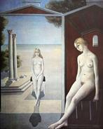 Paul Delvaux (1897-1994) - Au bord de la mer, Antiek en Kunst
