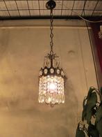 Lustre - Laiton moulé - Lustre en cristal ancien
