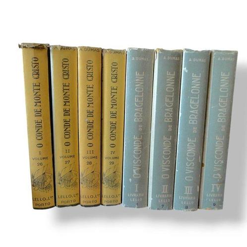 Alexandre Dumas - O Conde de Monte Cristo (4 Vol.) + O, Antiek en Kunst, Antiek | Boeken en Manuscripten