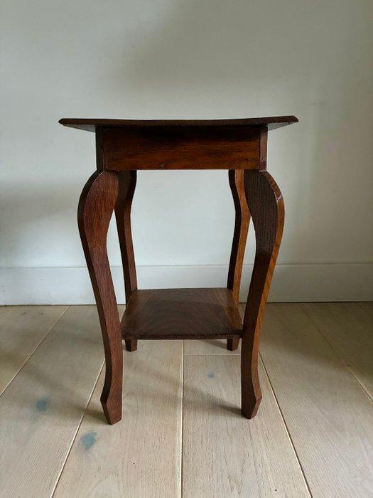 Amsterdamse school - Bijzettafel - Eik - Plantentafel, Antiek en Kunst, Kunst | Designobjecten