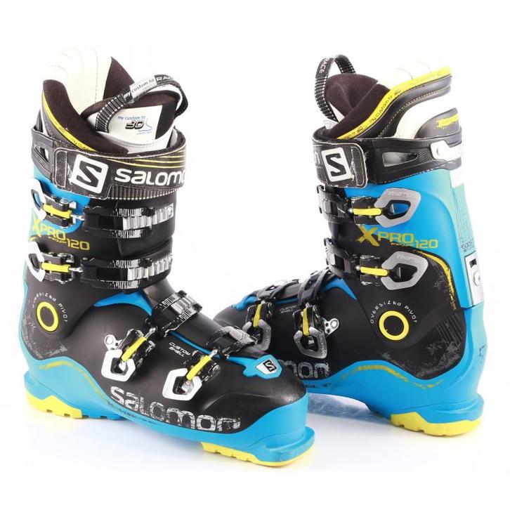 44,5 45 skischoenen SALOMON X PRO ENERGYZER 120, custom shel, Sport en Fitness, Skiën en Langlaufen, Ski, Schoenen, Gebruikt, Salomon
