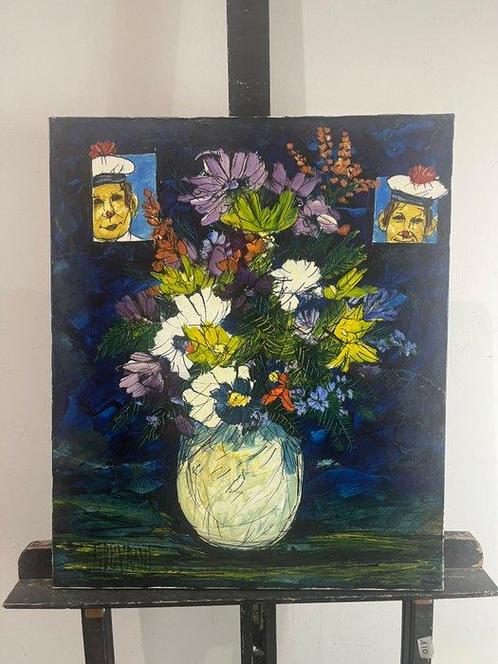 Gérard Gouvrant (1946) - Le bouquet de brest, Antiek en Kunst, Kunst | Schilderijen | Klassiek