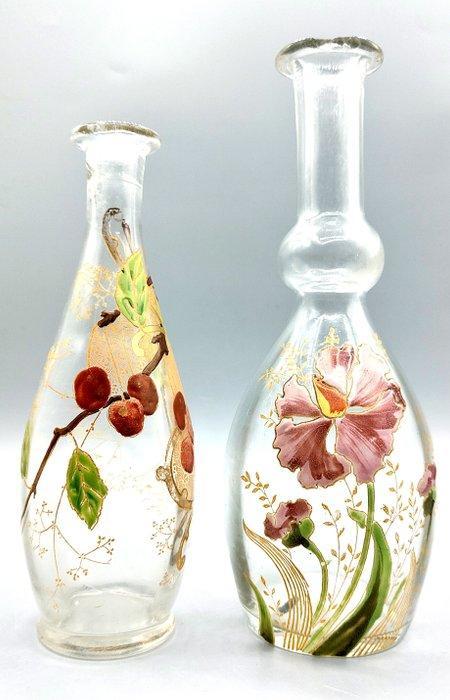 Legras & Cie. - Vaas (2) - Soliflores vazen met emaillering, Antiquités & Art, Art | Objets design