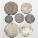 Hongarije, Oostenrijk. 7 verschiedene Münzen 1666-1881, Postzegels en Munten