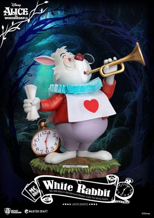 Disney Alice In Wonderland Master Craft Statue The White Rab, Collections, Disney, Enlèvement ou Envoi