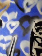 FreeSpeech (XX) - BLUE APE LOVE - XL - Banksy Street Art