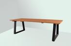 Woodcraft Titan aluminium tafel met teakhouten blad 250 x, Nieuw