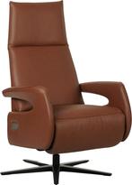 leren moderne relaxfauteuil - zithoogte medium -  ( leer), Huis en Inrichting, Fauteuils, Nieuw, Ophalen of Verzenden, 50 tot 75 cm