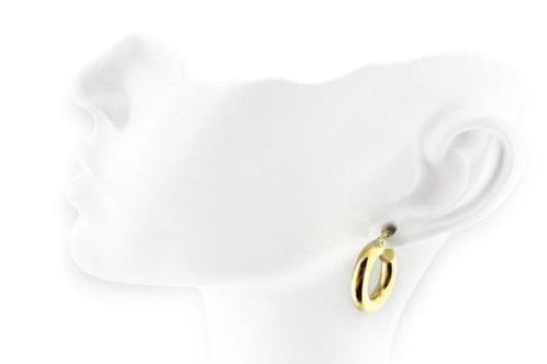 Boucles doreilles cerceau - 18 carats Or jaune, Handtassen en Accessoires, Antieke sieraden