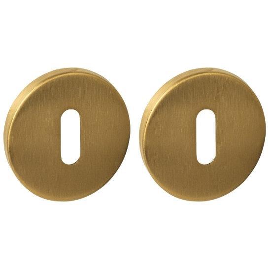 Intersteel sleutelrozetten verdekt ø52x6mm pvd messing mat, Doe-het-zelf en Bouw, Raamkozijnen en Schuifdeuren, Ophalen of Verzenden
