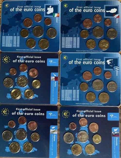 Europe. Series 1 Cent - 2 Euro 1999/2014 (16 series) (Sans, Postzegels en Munten, Munten | Europa | Euromunten