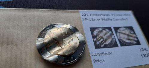 Nederland. 2 Euro 2011 With cancelled marks (Zonder, Postzegels en Munten, Munten | Europa | Euromunten