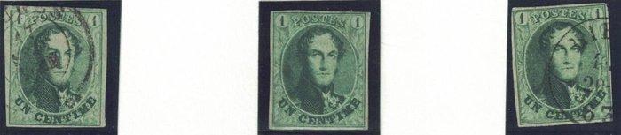 België 1861 - Verzameling van 9 zegels, allemaal mooi, Postzegels en Munten, Postzegels | Europa | België