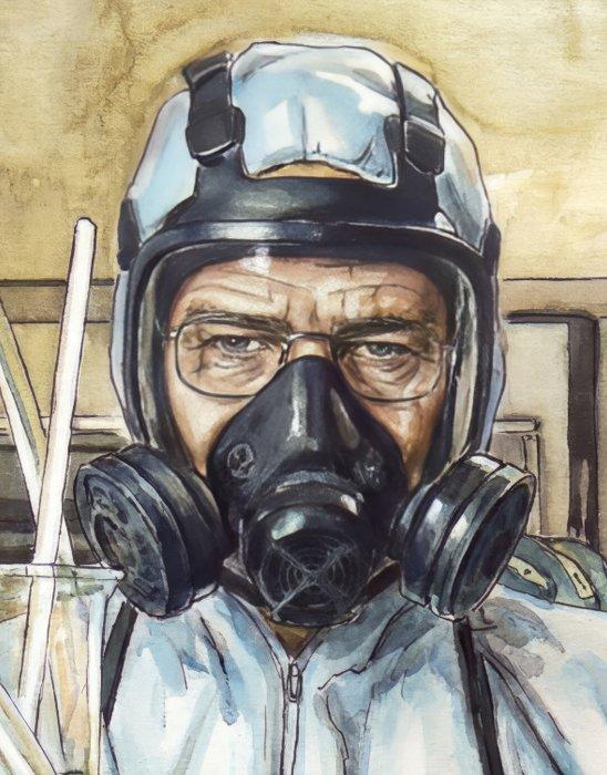 Kleury.art - Breaking Bad: The Lab” by Kleury.art (1/5), Verzamelen, Film en Tv