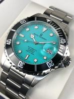 Revue Thommen - Diver Automatic Submariner Turquoise -, Handtassen en Accessoires, Horloges | Heren, Nieuw