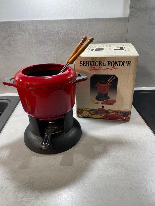 Invicta, Style Le Creuset - Braadpan - Fondue - Fonte, Antiek en Kunst, Antiek | Keukengerei