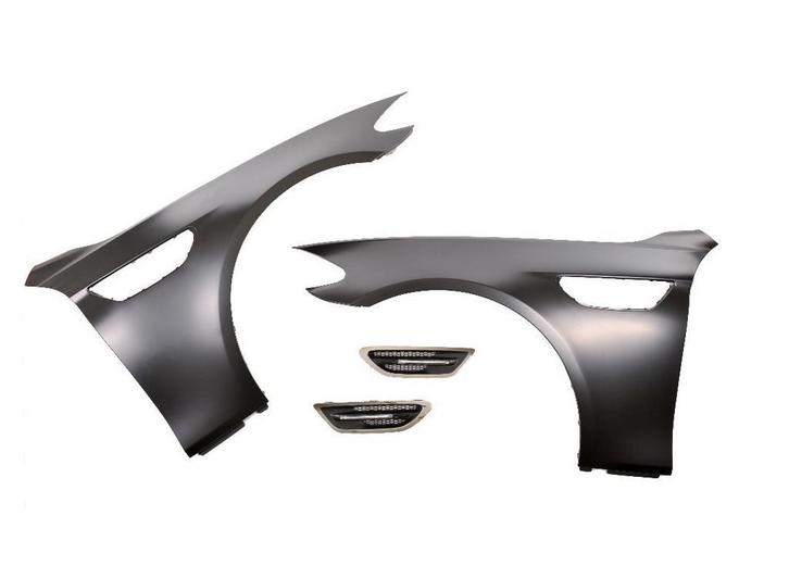 EVO M5 Look Zijschermen BMW 5 Serie F10 F11 B2600, Autos : Pièces & Accessoires, Carrosserie & Tôlerie
