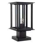 Strak & modern Buitenlamp zwart New York sokkel, Tuin en Terras, Verzenden, Nieuw
