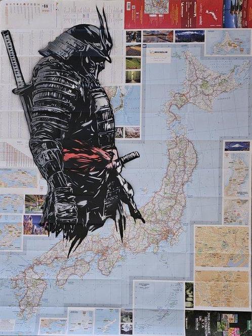 Jinks Kunst (1976) - HIDEYOSHI - XL - 95 X 125 cm, Antiek en Kunst, Kunst | Schilderijen | Modern